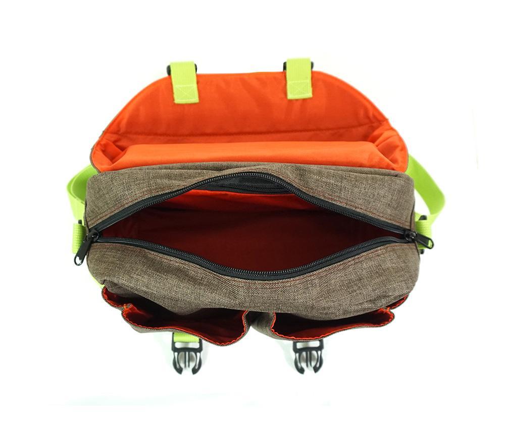 VINCITA B018D กระเป๋าหน้าแฮนด์คลิป KLICK FIX สำหรับจักรยานพับ DAHON, Brompton และอื่นๆ