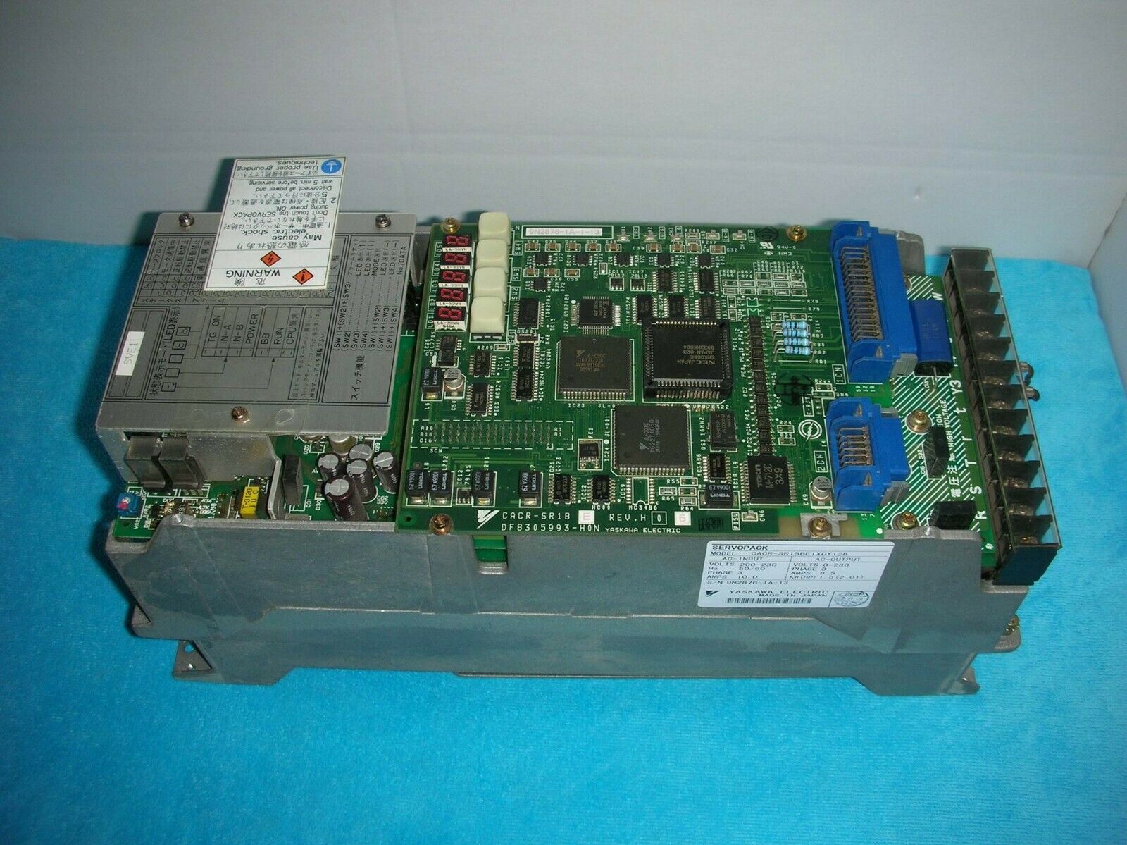 SERVO DRIVE " YASKAWA " รุ่น CACR-SR15BE1XDY128