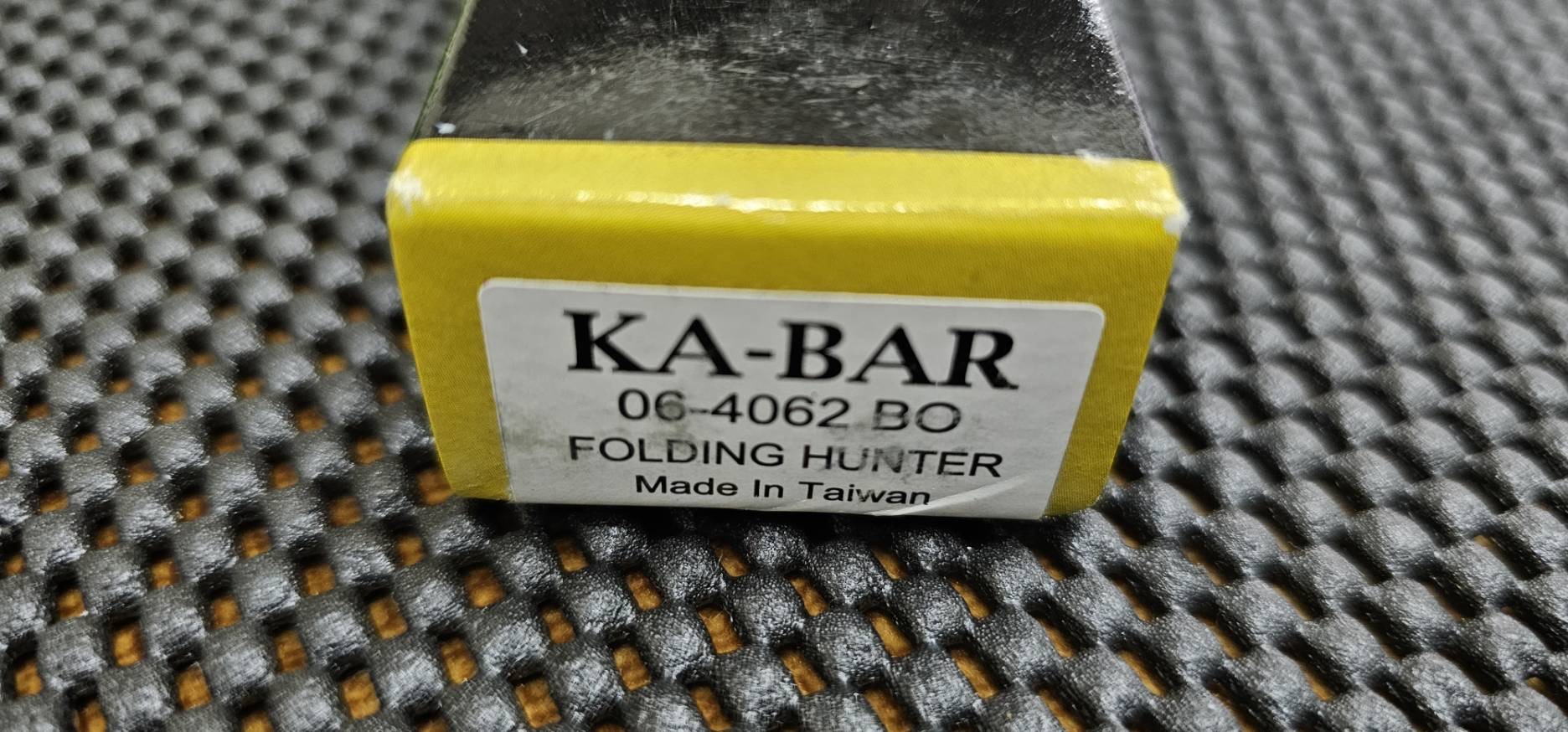 Ka-Bar Dozier Orange Folding Hunter Folding Knife (3" Black Plain) 4062BO