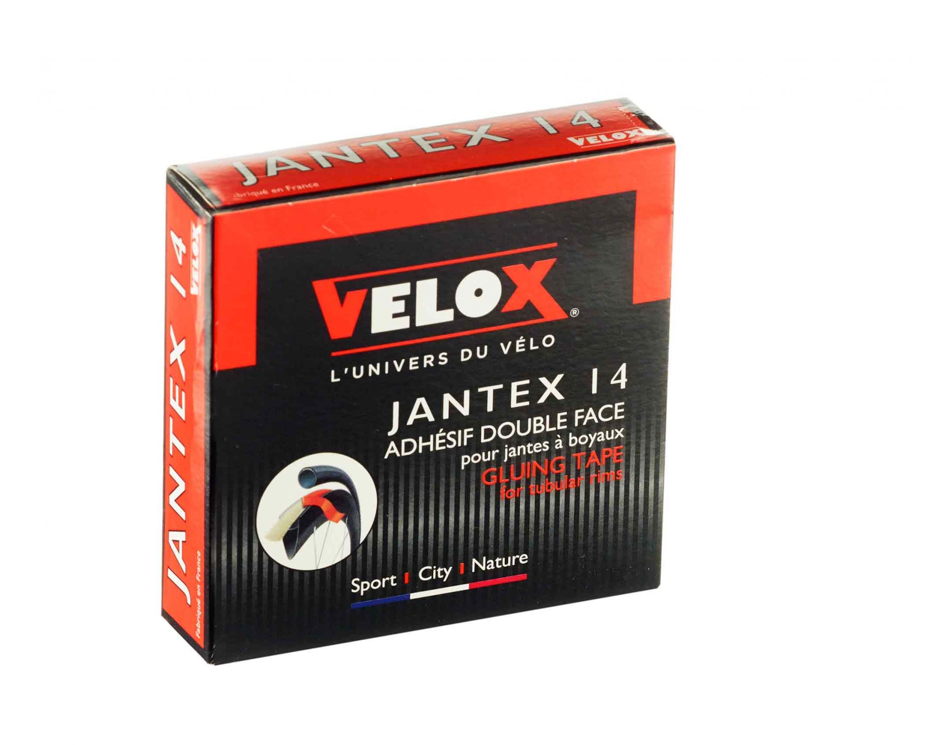 เทปกาวสองหน้าสำหรับยางฮาล์ฟ Velox Jantex 14 tubular tape for carbon rims( สำหรับ 2 วง)