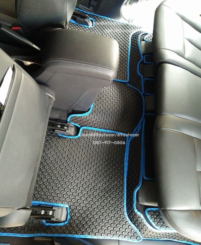ขายยางปูพื้นรถเข้ารูป Isuzu Mu-X ลายกระดุมสีดำขอบฟ้า