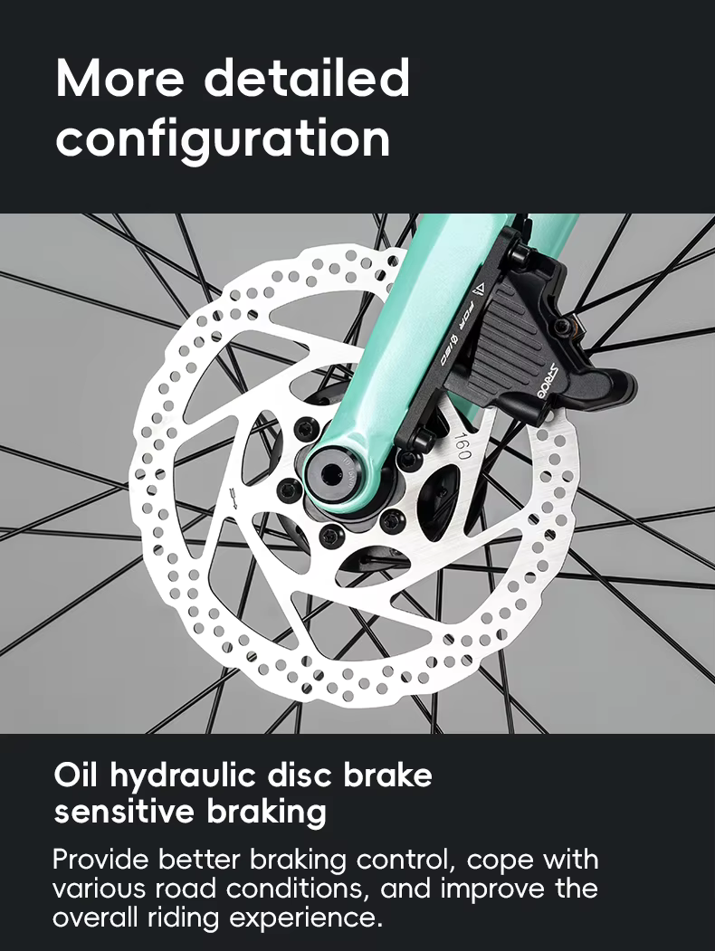 ROCKBROS GALE W3 38mm จักรยานเสือหมอบ 20 สปีด | เบรกน้ำมัน ขอบล้อ38mm 700C | ปี 2025