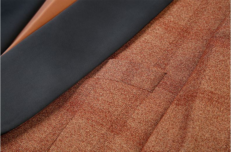 Pre-order ชุดสูทชาย ลายสก็อตสีเทาปกดำ รุ่นยอดฮิต