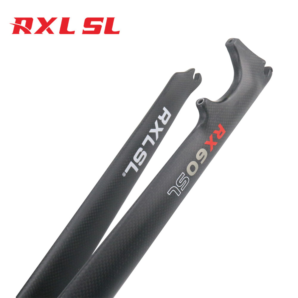 ตะเกียบเสือหมอบ RXL SL Carbon Fiber Bicycle Fork Road Bike 700C V Brake/Disc Brake Cycle Front Fork 1-1/8"(28.6mm) Ultralight