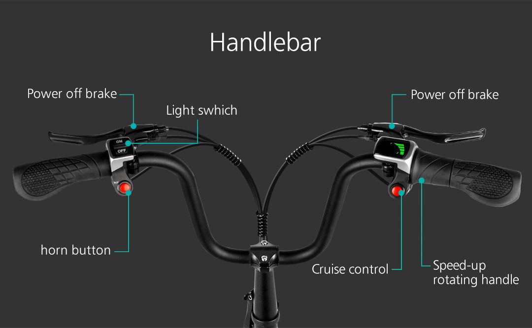 จักรยานไฟฟ้า FIIDO Q1 ล้อ 12 นิ้ว | พับได้ | มอเตอร์ 250W | แบตเตอรี่ลิเธียม 36V 10Ah | รองรับน้ำหนัก 150 กก. | สีขาว, แดง, เขียว, เทา