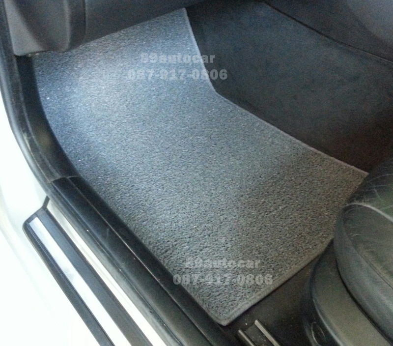 ขายพรมไวนิลปูพื้นรถยนต์เข้ารูป BMW 323 E46 สีเทาขอบเทา