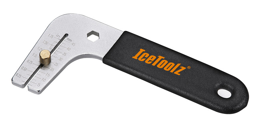 ปะแจดัดใบดิส IceToolz straightening tool 55A1, for brake disc up to 45mm/1.75”, black