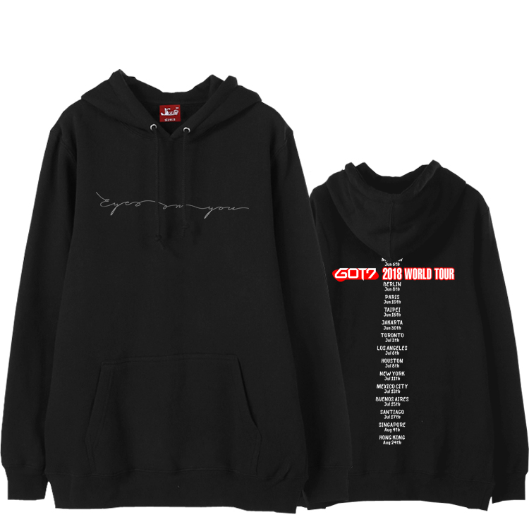 เสื้อฮู้ด (Hoodie) GOT7 2018 WORLD TOUR EYES ON YOU