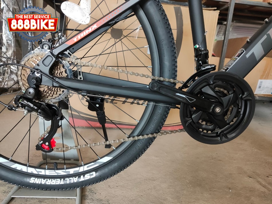 จักรยานเสือภูเขา TRINX M136 เฟรมอลู วงล้อ 26 นิ้ว เกียร์ 21 สปีด โช้คหน้า, TRINX MY2021