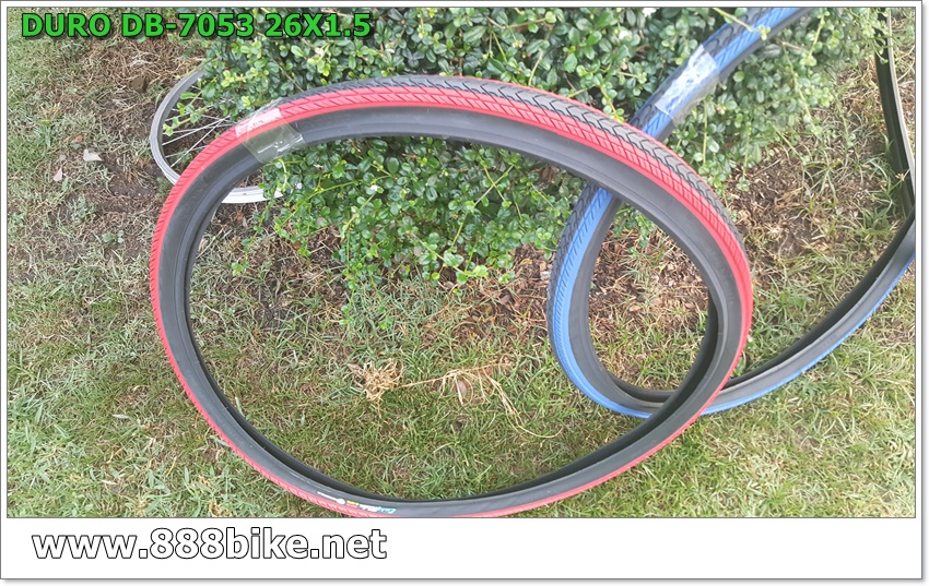 ยางนอกขอบลวด DURO Easy Rider ขนาด 26x1.5 ขอบสี ,DB-7053