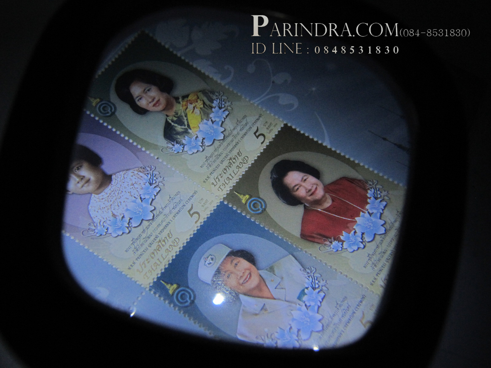 แว่นขยายมีไฟ Led และ Black light สำหรับส่องแสตมป์ หรือ ลายน้ำธนบัตร