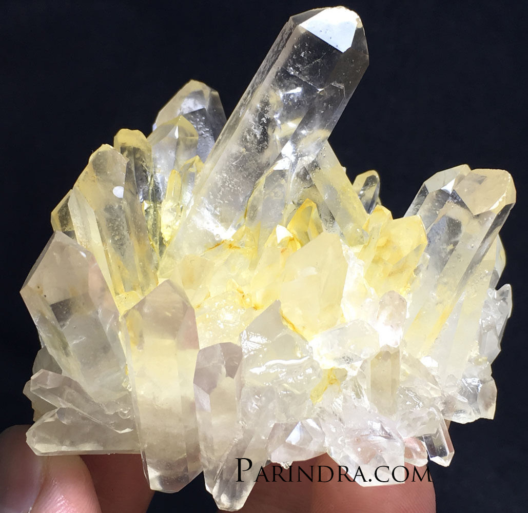 หินแร่ Quartz คริสตัลควอตซ์ แท้ สมบูรณ์มาก แบบกลุ่ม Cluster QRZT000