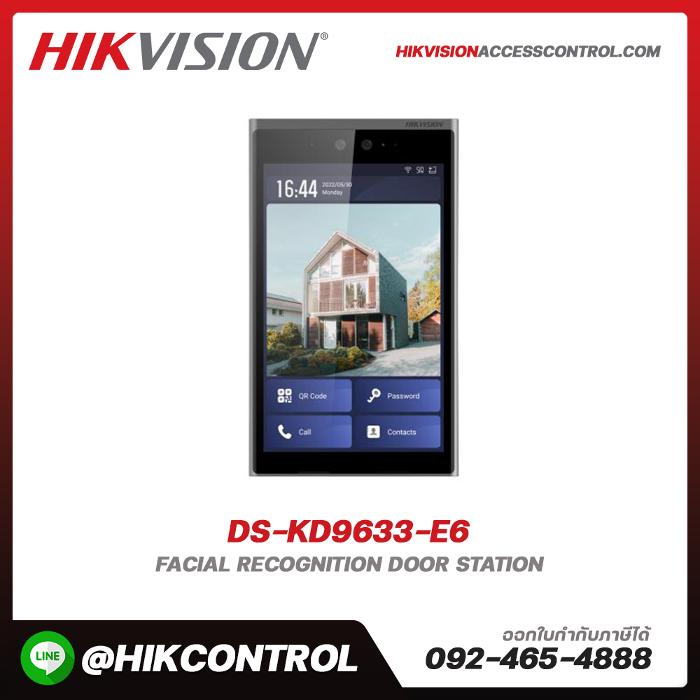 Facial Recognition Door station รุ่น DS-KD9633-E6