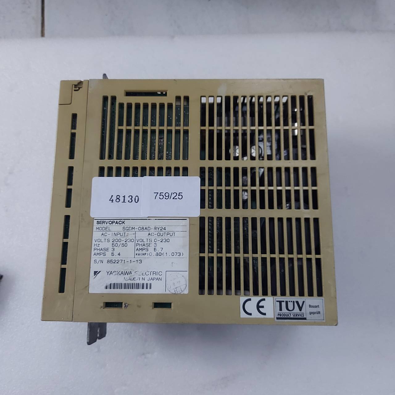 SGDM-08AD-RY24 SERVO DRIVE " YASKAWA "