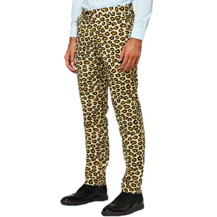 Pre-order เสื้อสูทชาย ลายเสือดาว ทรงสลิม