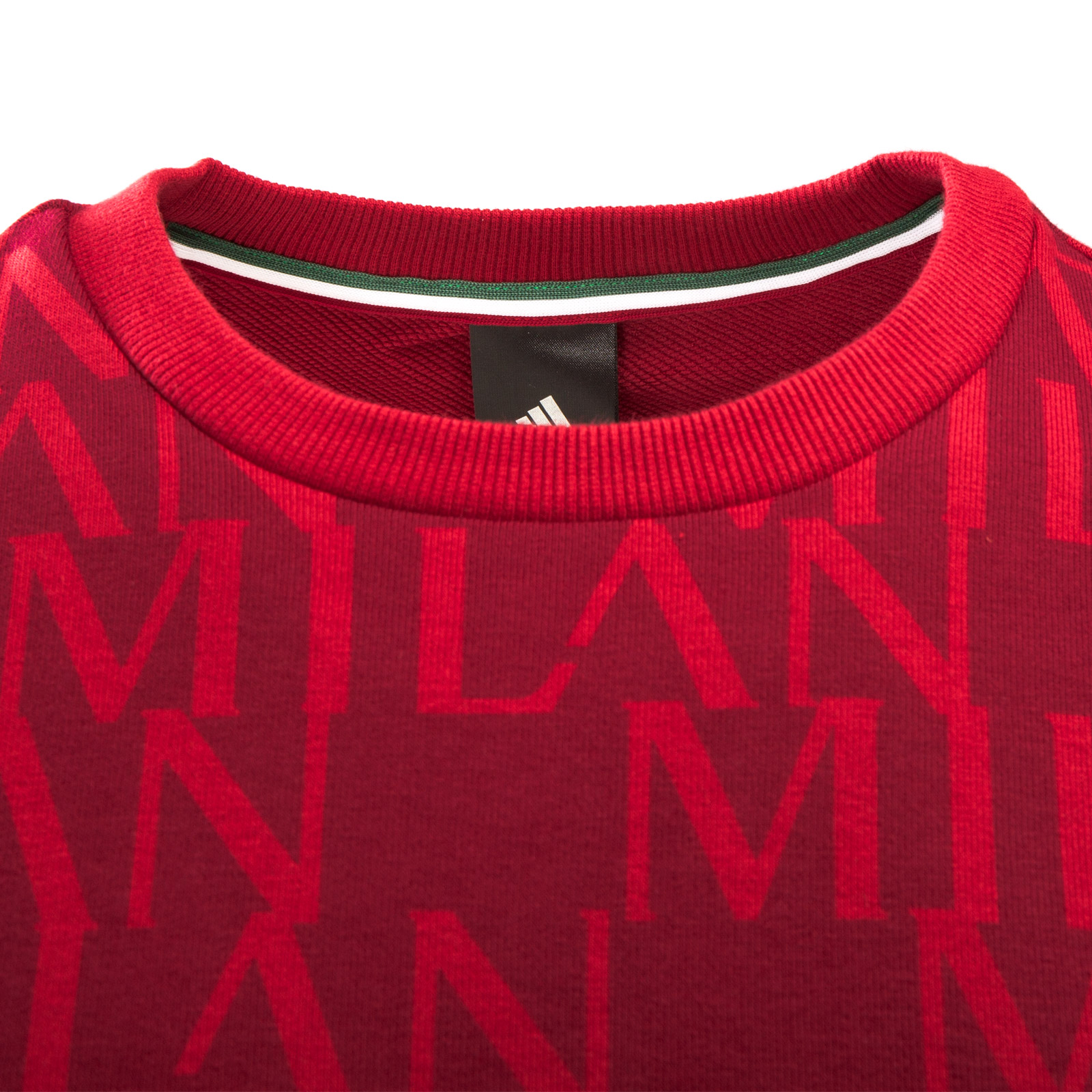 เสื้ออดิดาสเอซีมิลาน adidas Milan Graphic Sweatshirt สีแดง ของแท้