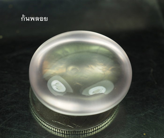 โรสควอร์ตสตาร์ใสๆสีชมพู 30.65 กะรัตหายาก