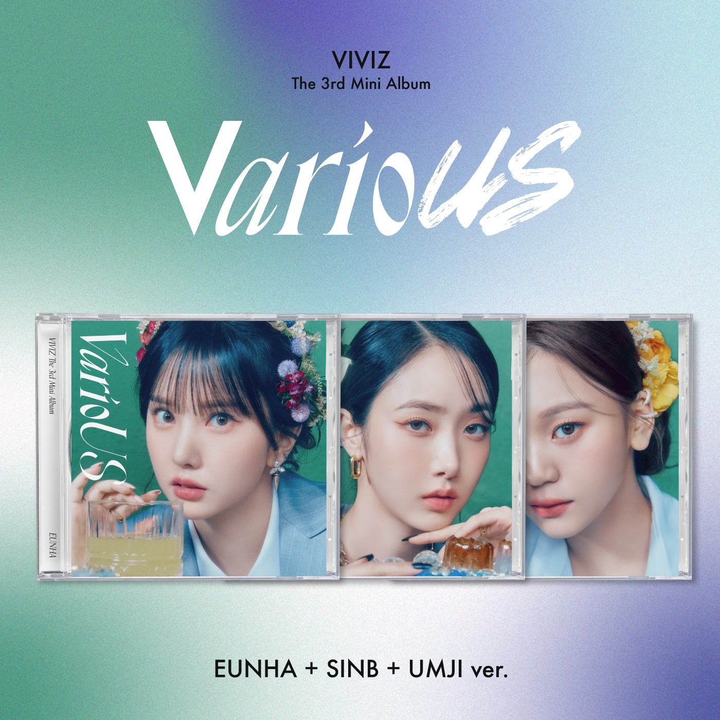 อัลบั้ม #VIVIZ - 3rd Mini Album [VarioUS] (Jewel) แรนด้อมปก - รอ 14-25 วัน