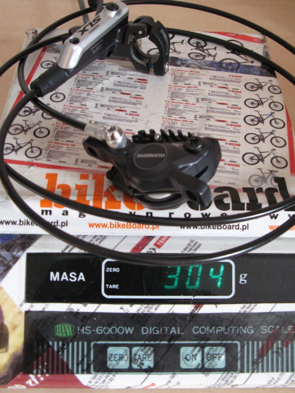 ชุดดิสเบลค SLX BR-M675 หน้า/หลัง ประกอบเสร็จ (มือเบลค/ก้ามเบลค/สายดำ BH90)