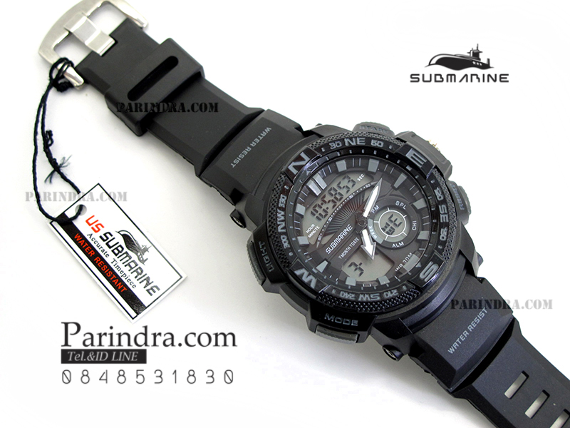นาฬิกา US submarine Adventure Protector รุ่น TP3184M สีดำ-เทา