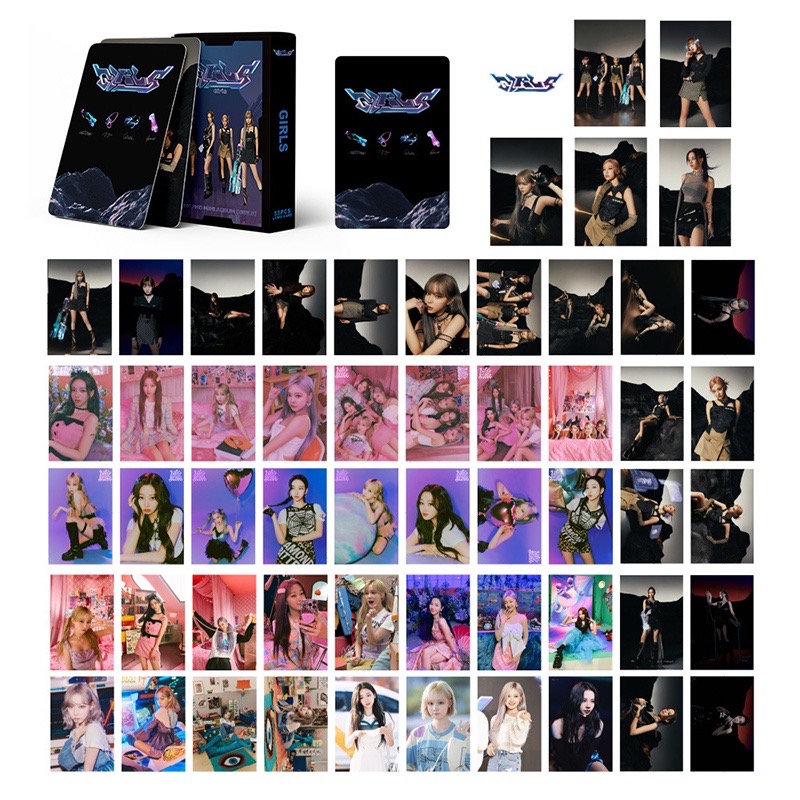 ￼โฟโต้การ์ด #aespa 2022 Girls LOMO Card 55 ชิ้น/กล่อง