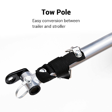 รถพ่วงจักรยาน 3 Horses Bicycle trailer for baby and cargo bicycle for advertising trailer