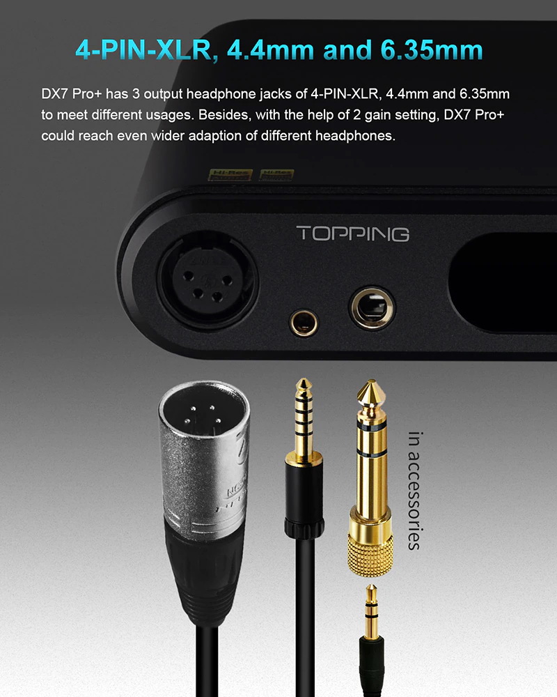 Topping DX7 PRO Plus NFCA Bluetooth DAC/AMP ตั้งโต๊ะครบจบในตัว ประกันศูนย์ไทย