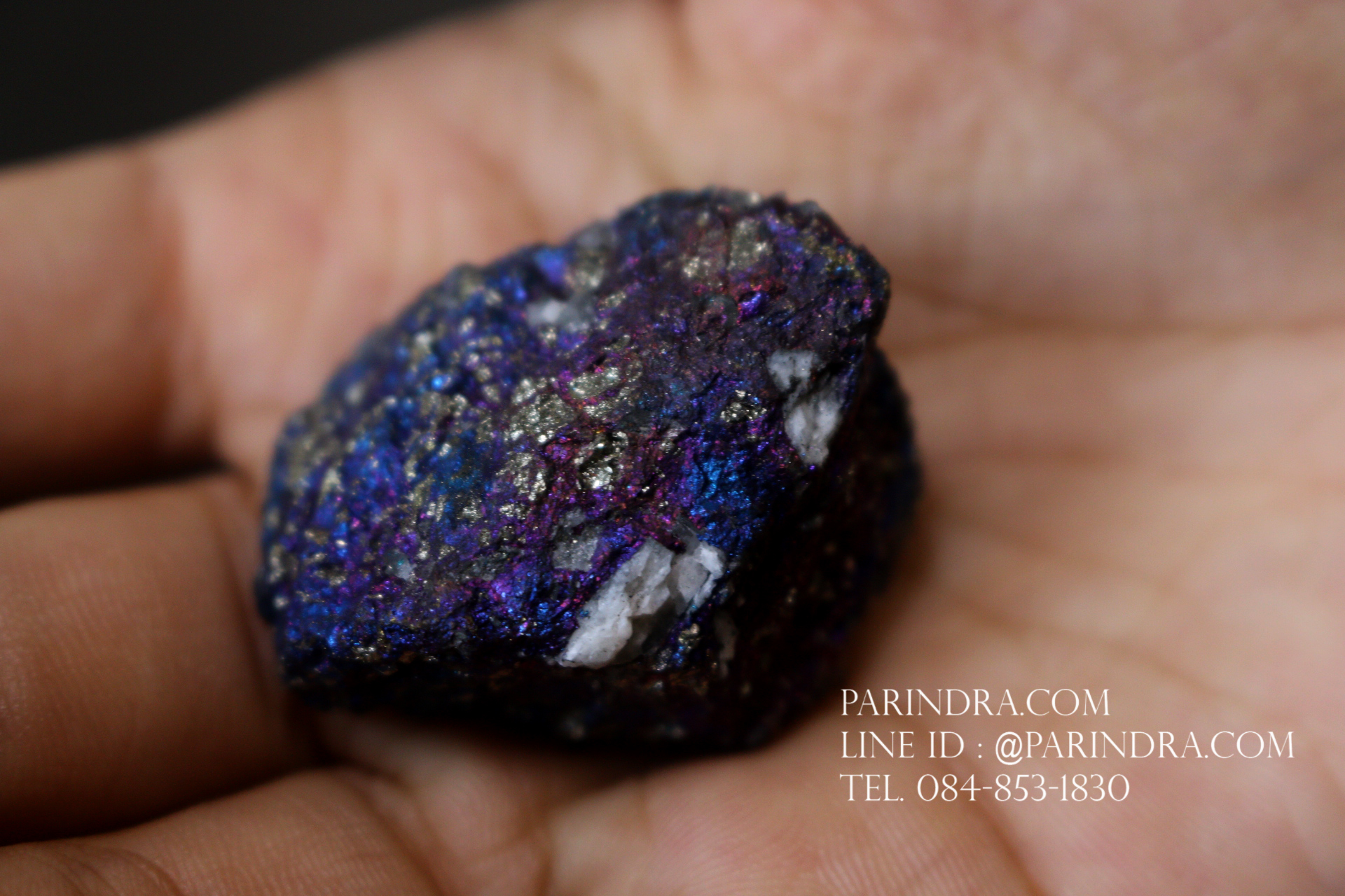 สินแร่นกยูง PEACOCK ORE (Bornite) ขนาด 39 กรัม #BOR015