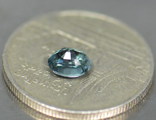มรกตบางกะจะ (Green Sapphire) 0.61 กะรัต