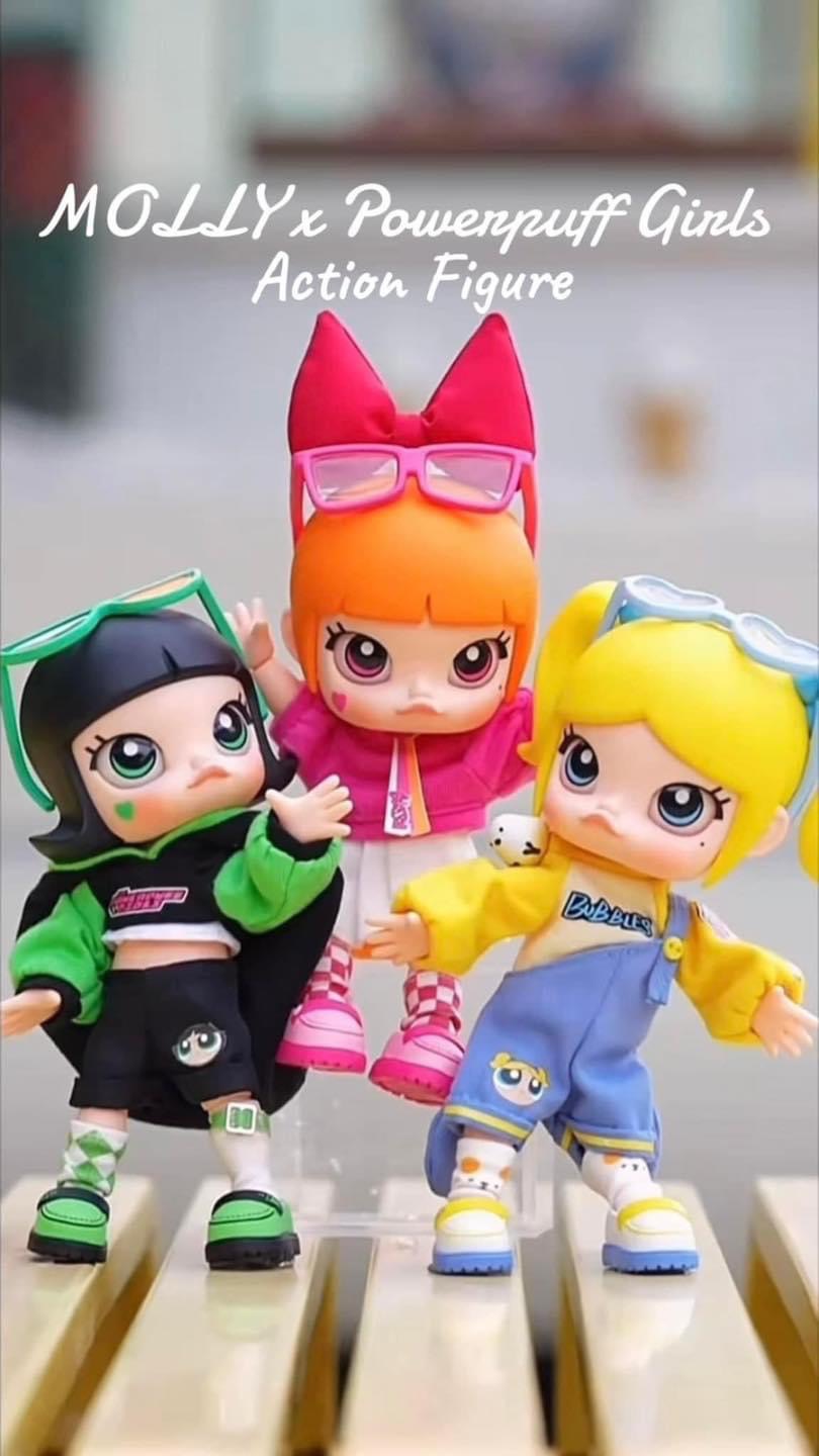 PRE. MOLLY × Powerpuff Girls Series Action Figure แบบจุ่ม นำเข้า 14-25 วัน (ของแท้)