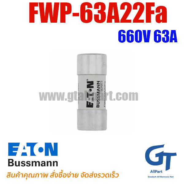 Eaton Bussmann , FWP-63A22Fa , Fuse 660V 63A