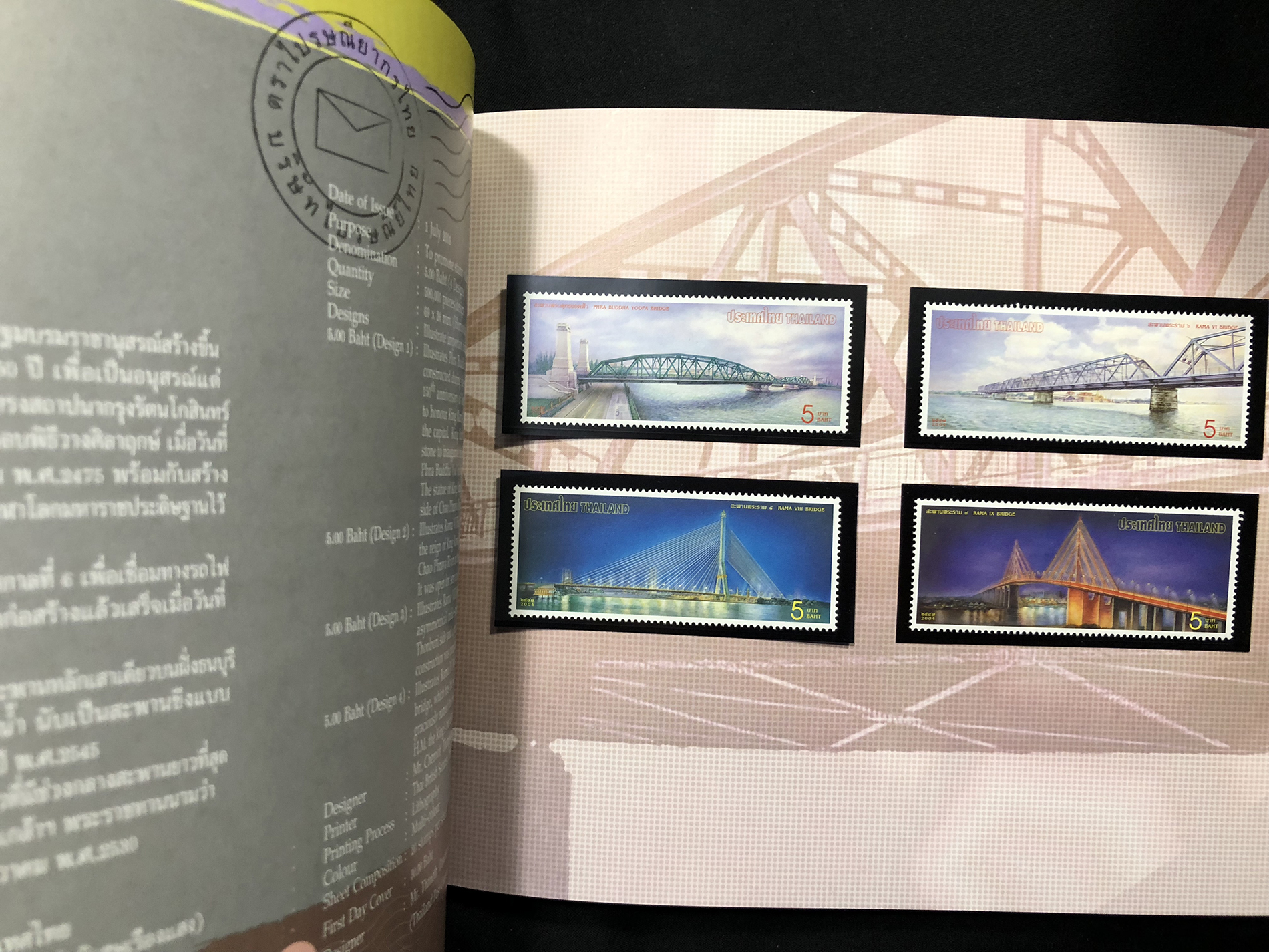 สมุดตราไปรษณียากรไทย ประจำปี 2547