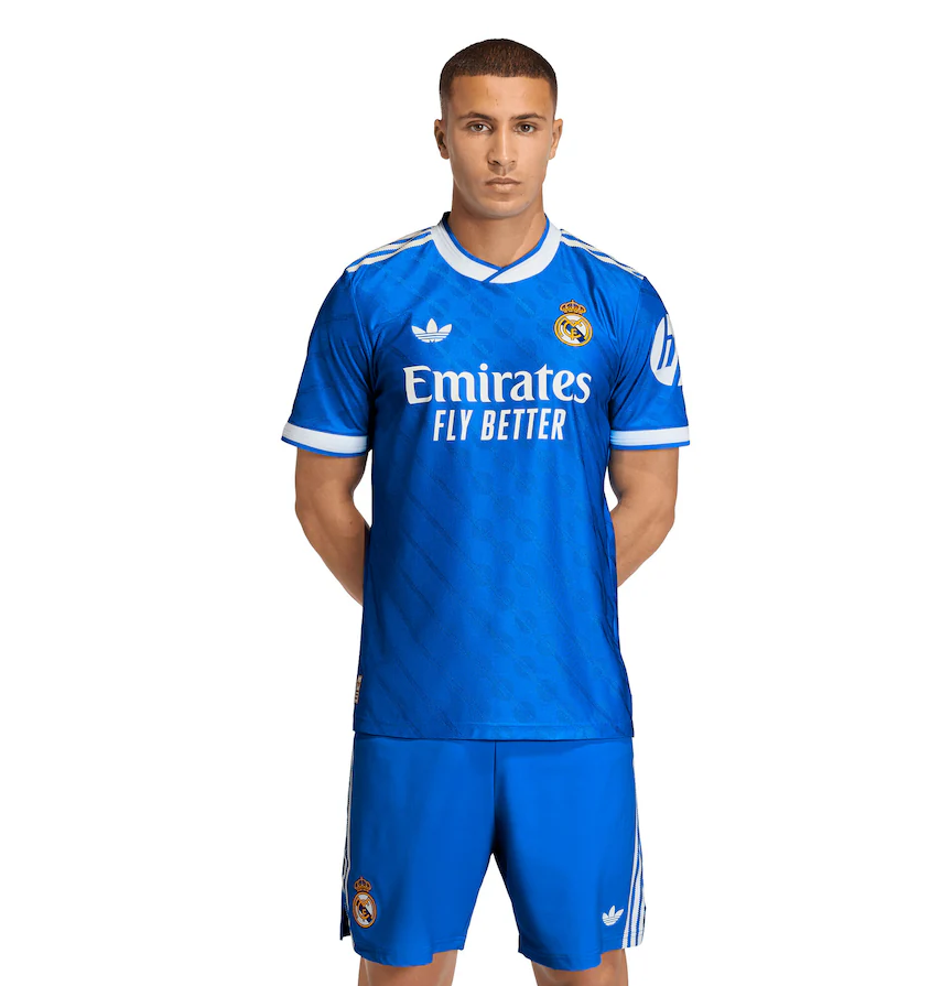 เสื้อรีลมาดริด 2025 2026 ชุดที่3 Mbappé 10 รุ่นนักเตะ adidas Third Authentic ของแท้
