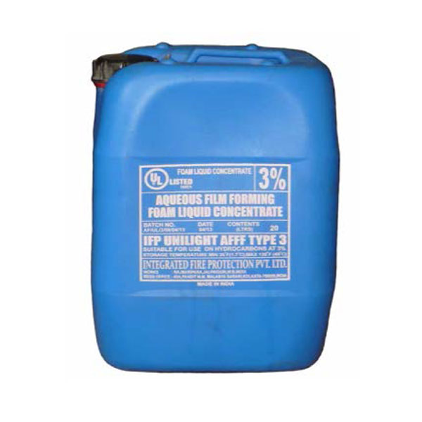 น้ำยาดับเพลิงโฟม ชนิด AFFF 6% ขนาด 20 ลิตร ยี่ห้อ IFP UNILIGHT มาตรฐาน UL