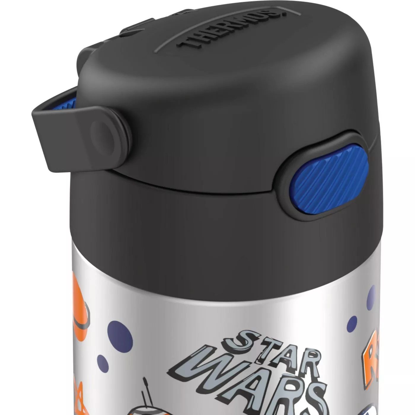 กระติกน้ำเก็บความเย็น Thermos Star Wars BB-8 12oz FUNtainer Water Bottle with Bail Handle - Black