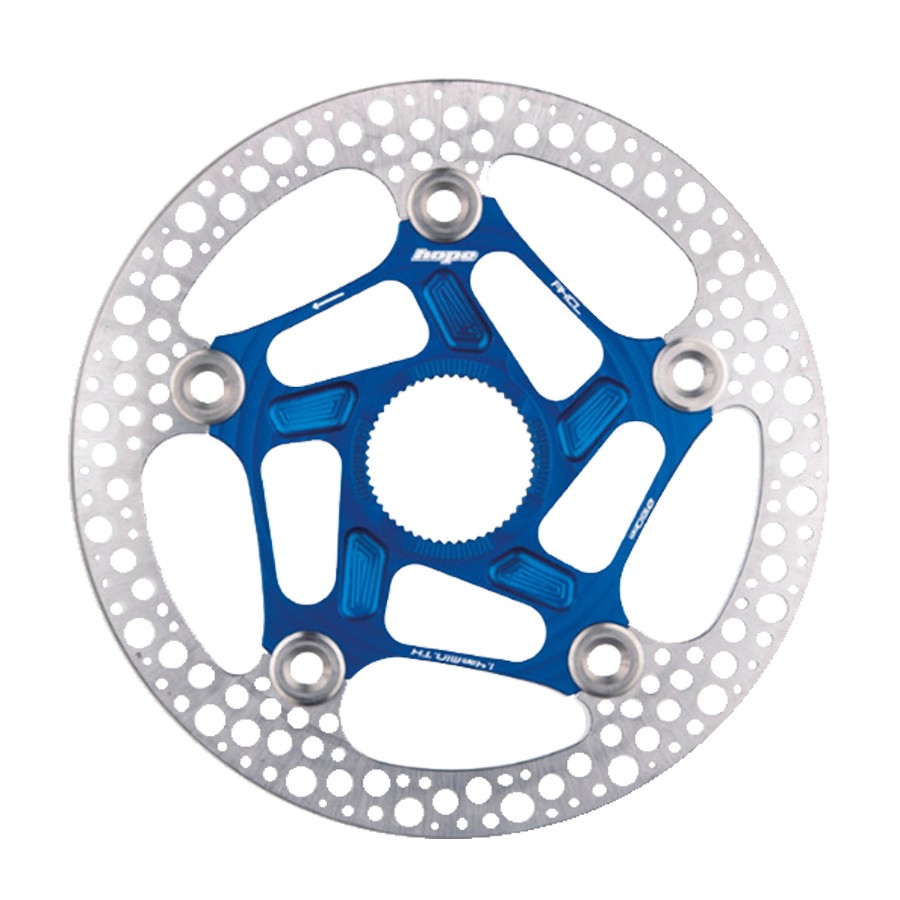 ใบดิสเบรค HOPE Disc Rotors RX Center lock Laser cut and heat treated 160MM