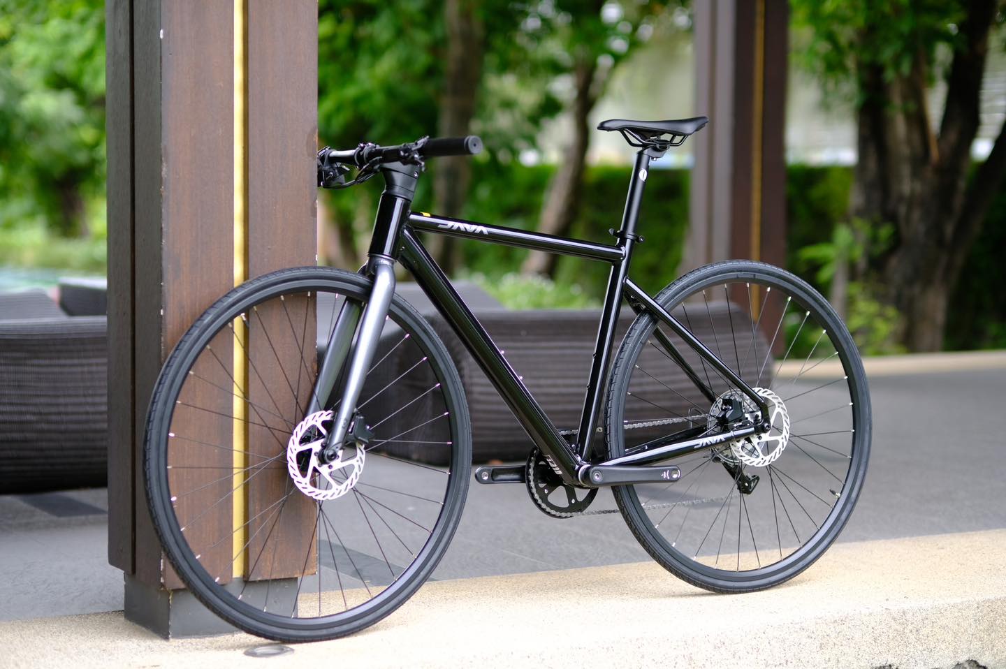 จักรยานไฮบริด JAVA WAHOO Hybrid 9 Speed ดิสเบรคน้ำมัน อลูมิเนียม เกียร์ L-TWOO ปี 2025