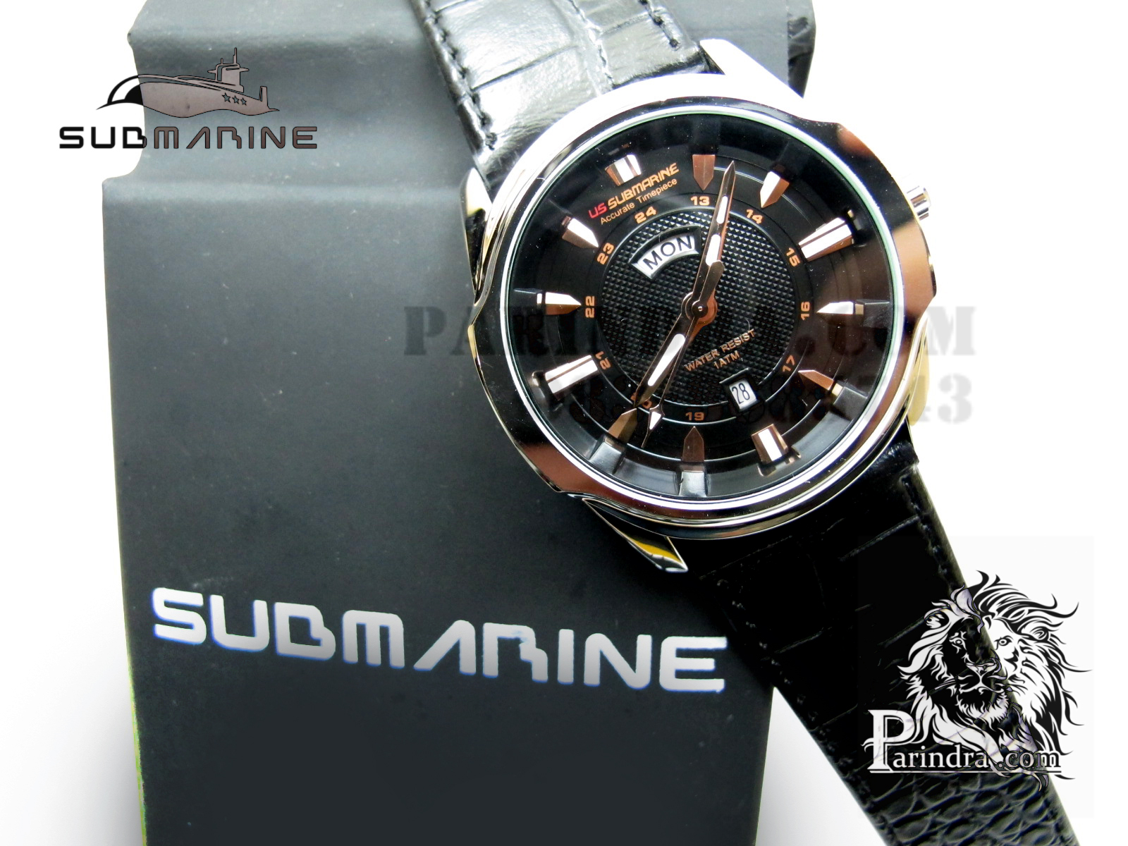 นาฬิกา US Submarine J102MDD ของแท้ 100 % ตัวเรือนแสตนเลส สายหนัง