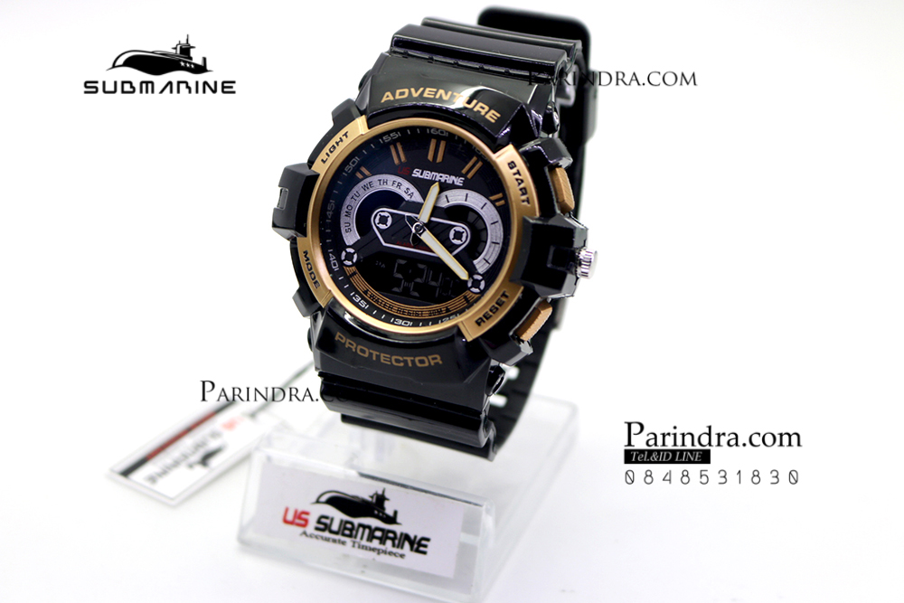 นาฬิกา US submarine TP3160M ดำ-ทอง