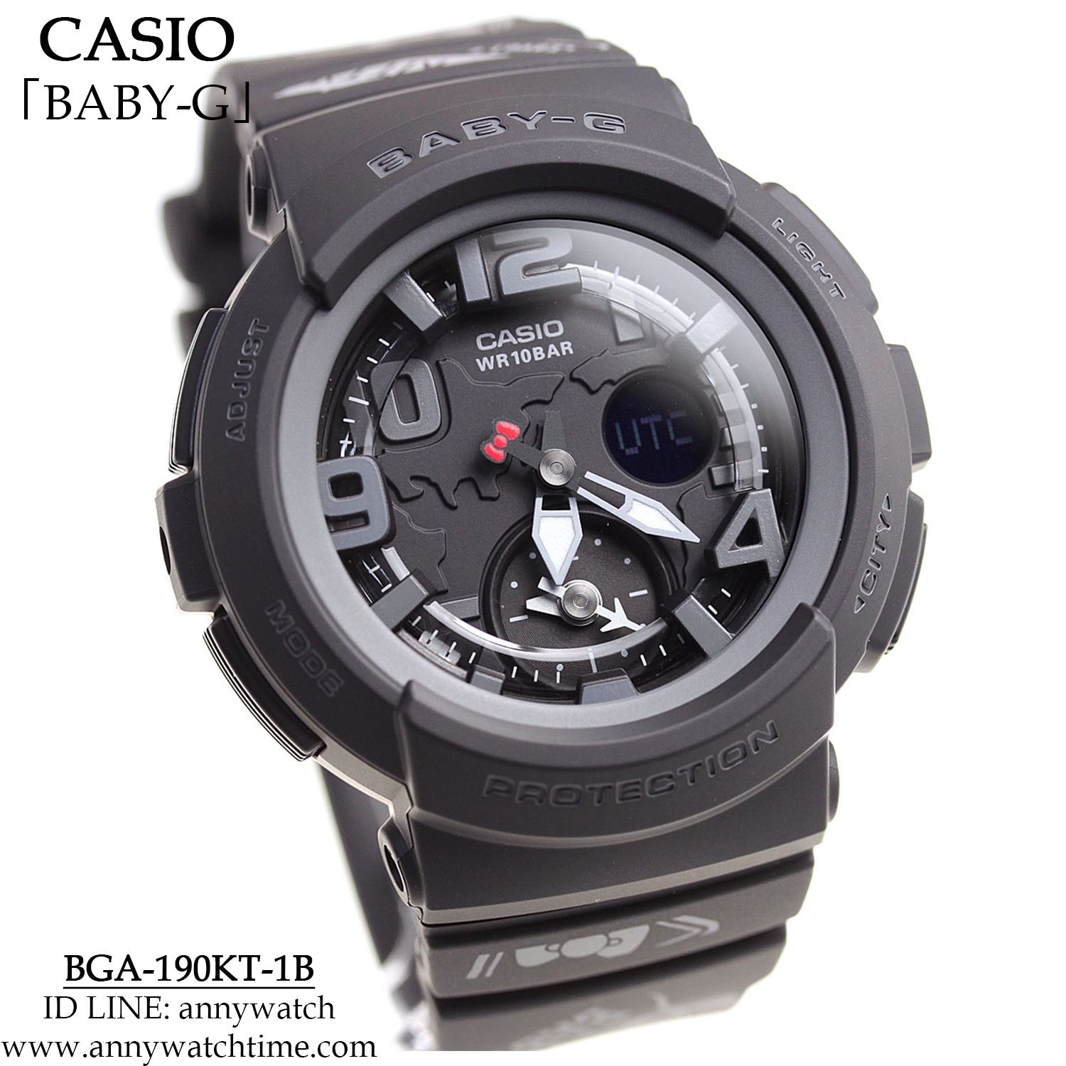ハローキティ CASIO Baby-G BGA-190KT コラボ