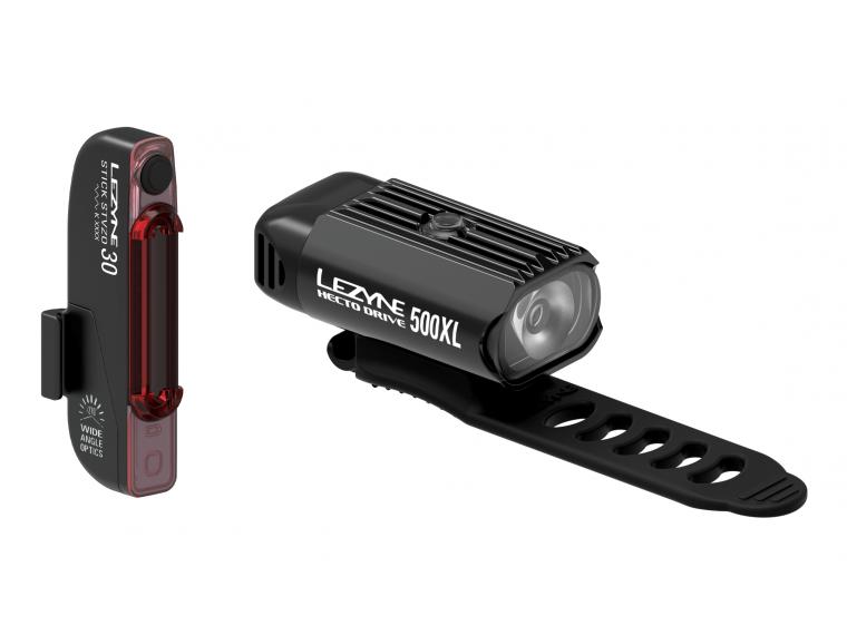 ไฟหน้า+ไฟท้าย Lezyne Hecto Drive 500XL & Stick Drive Smart pair