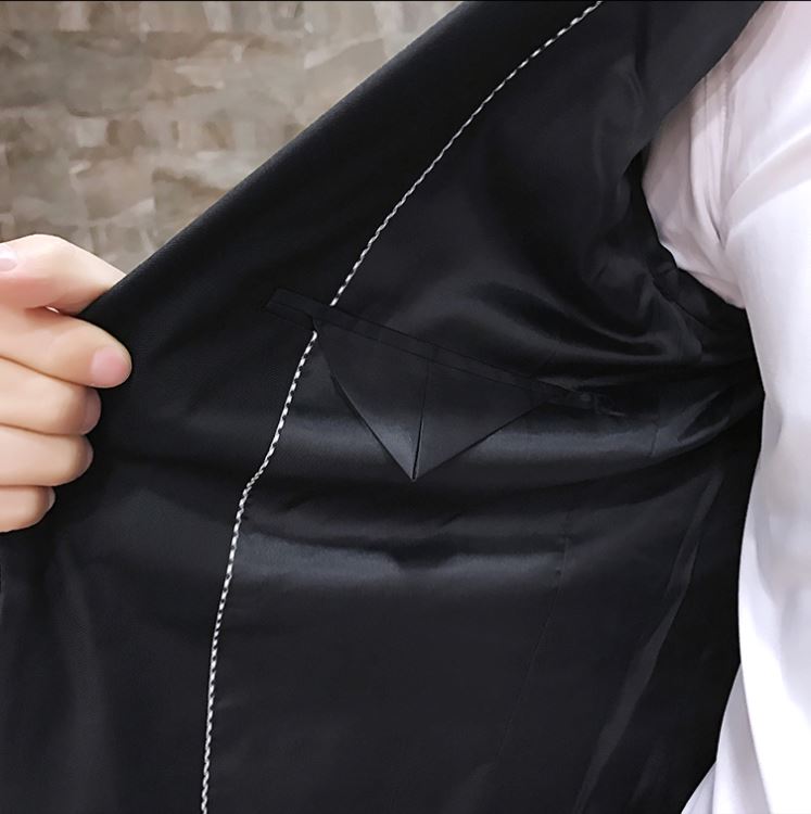 พร้อมเช่า ชุดสูทชาย สีกรมท่า ธีมnavy blue รุ่นคลาสสิค พร้อมเสื้อกั๊ก