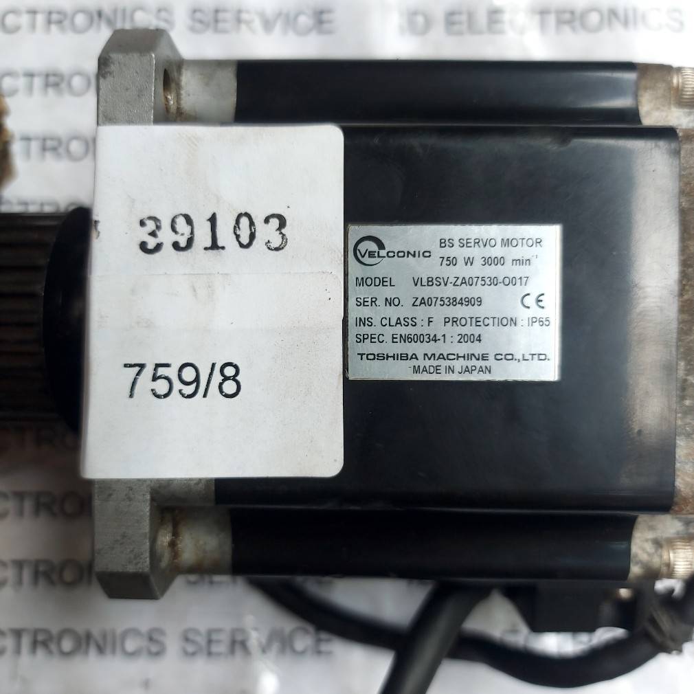 VLBSV-ZA07530-O017 SERVO MOTOR " VELCONIC "