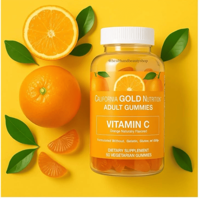 California Gold Nutrition Vitamin C Gummies Gluten Free 250 mg 90 Gummies
