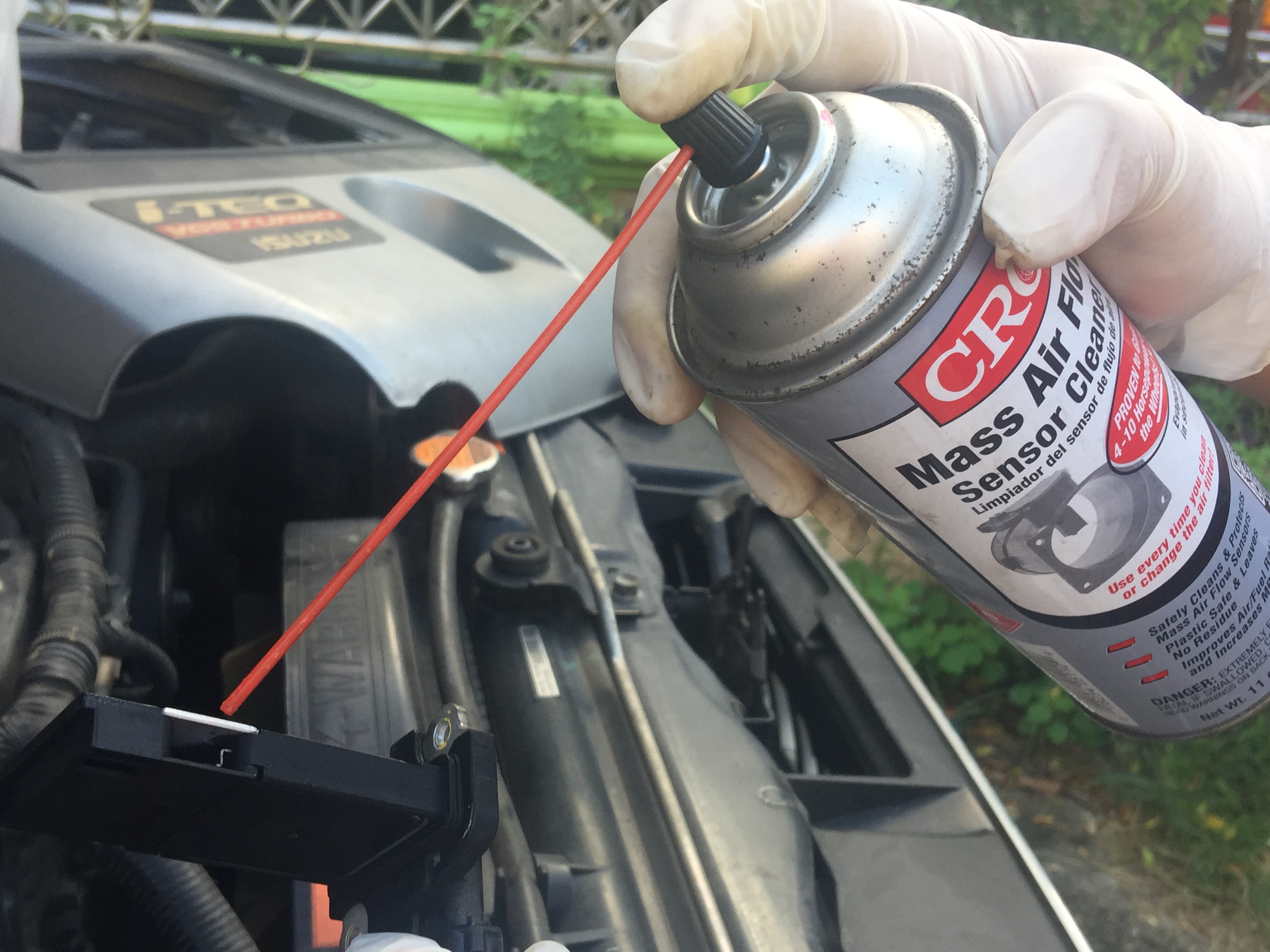 c-017. CRC Mass Air Flow Sensor Cleaner 312 g. - สเปรย์ทำความสะอาดเซนเซอร์ไอดี - Made in USA