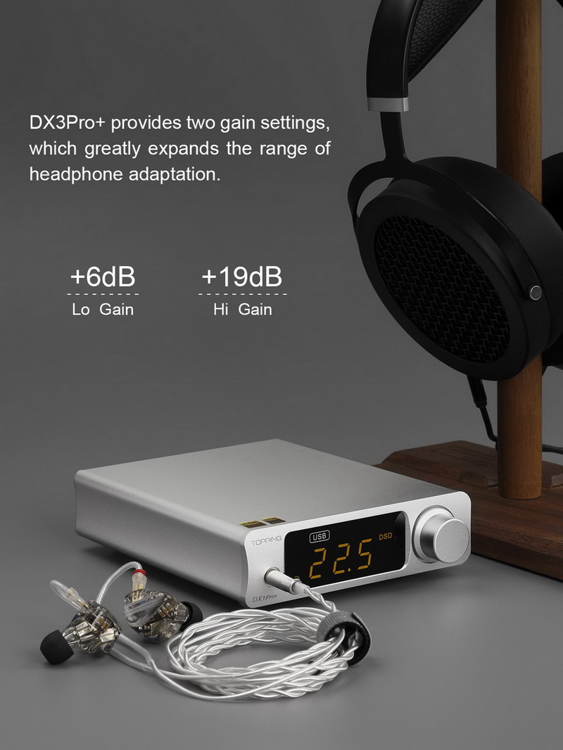ขาย Topping DX3 PRO+ DAC& ตั้งโต๊ะ รองรับ Dual Hi-Res