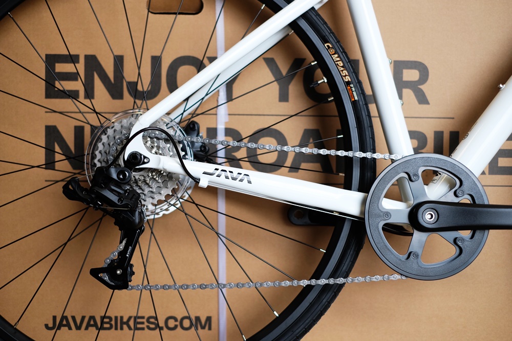 จักรยานไฮบริด JAVA WAHOO Hybrid 9 Speed ดิสเบรคน้ำมัน อลูมิเนียม เกียร์ L-TWOO ปี 2025