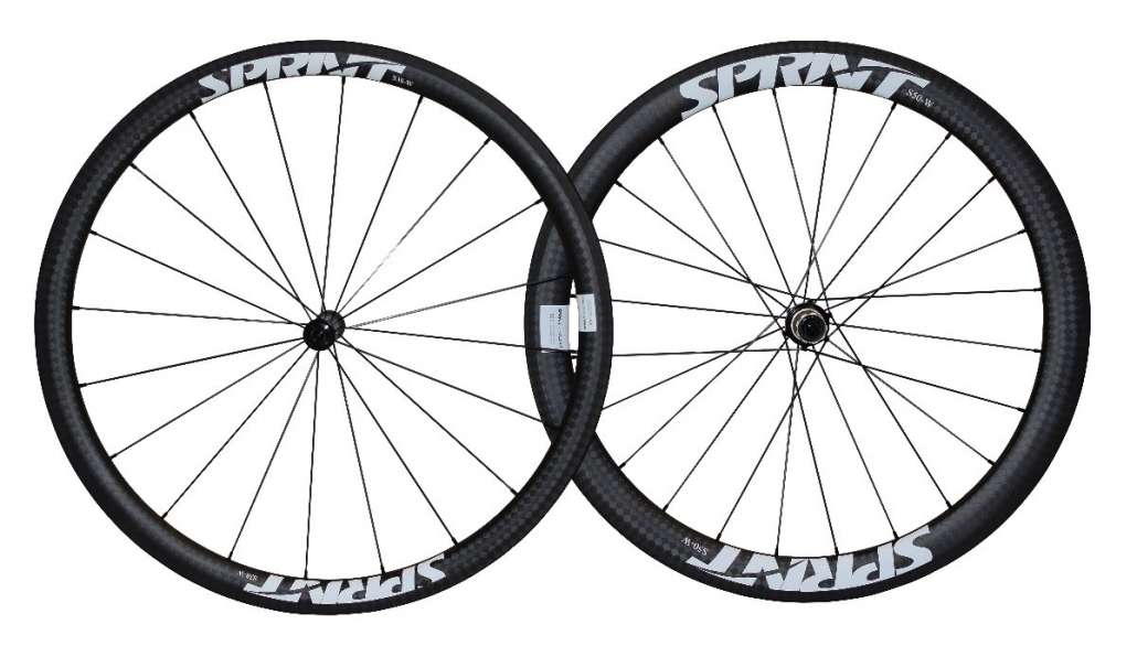 ล้อหมอบ Sprint 38/50 สีดำ ดุม DT350 11สปีด Carbon Clincher (ขอบงัด 2018)