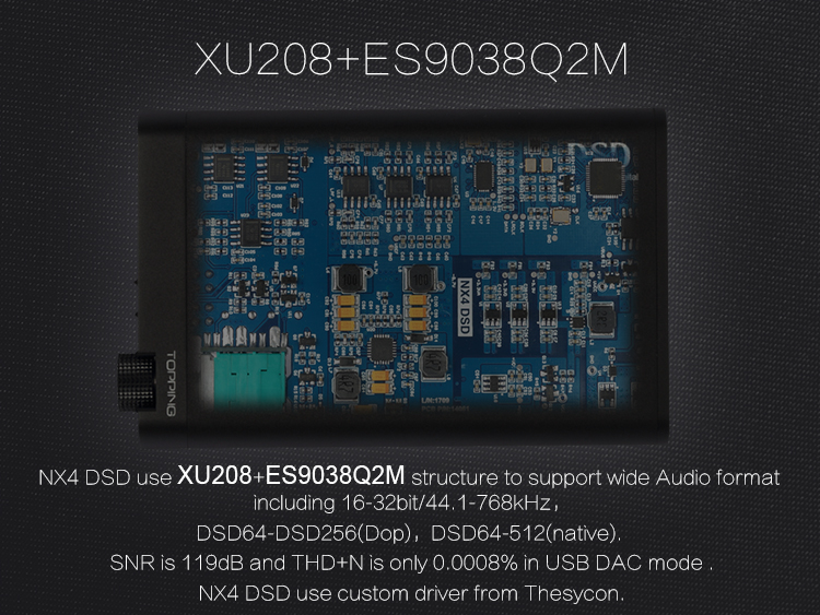 ขาย TOPPING NX4DSD แอมป์พกพากำลังขับสูง ที่มาพร้อม USB DAC ในตัว รองรับทั้ง iOS และ Android