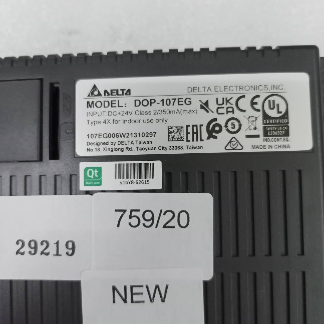 DOP-107EG HMI " DELTA "